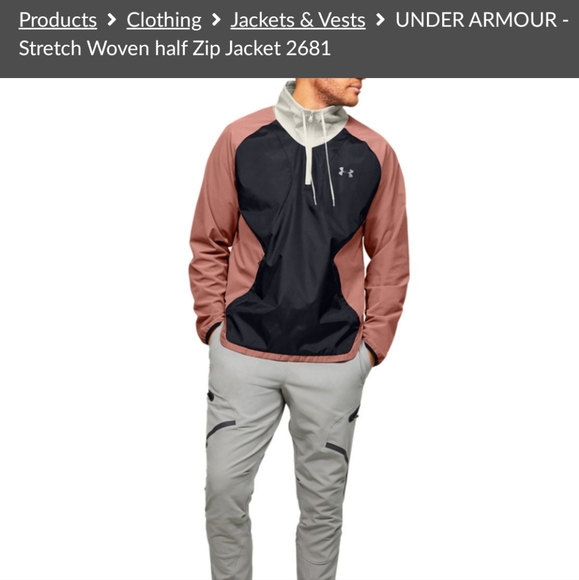 Under Armour 1/2 Zip Jacket SZ.XL NWT - Picture 2 of 11
